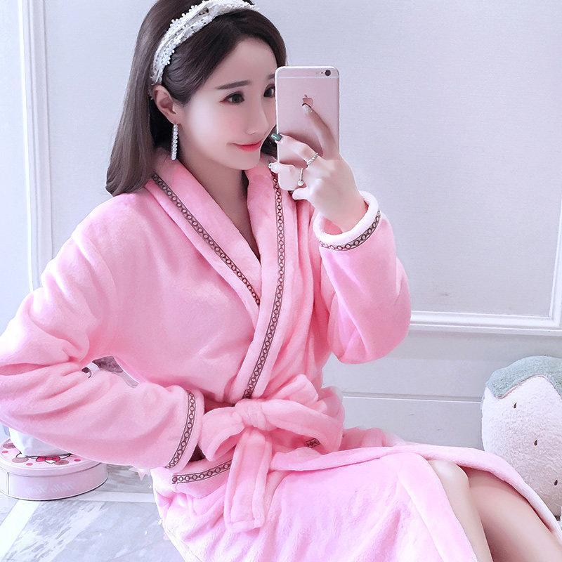 Extra Plush Tie-Front Bath Robe - Theone Apparel