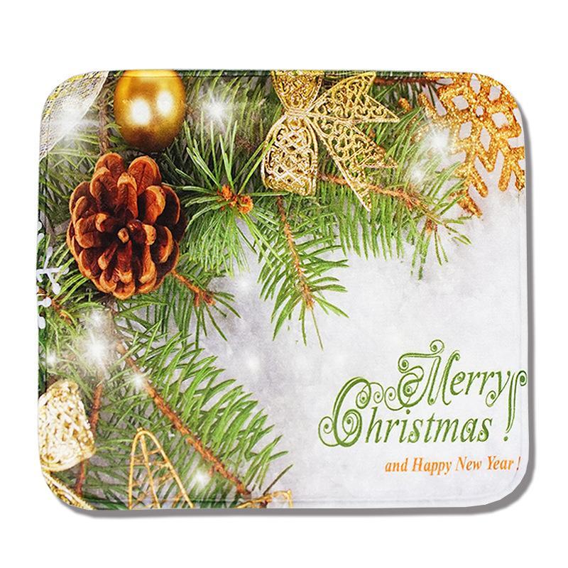 Festive Christmas Holidays Chair Mats