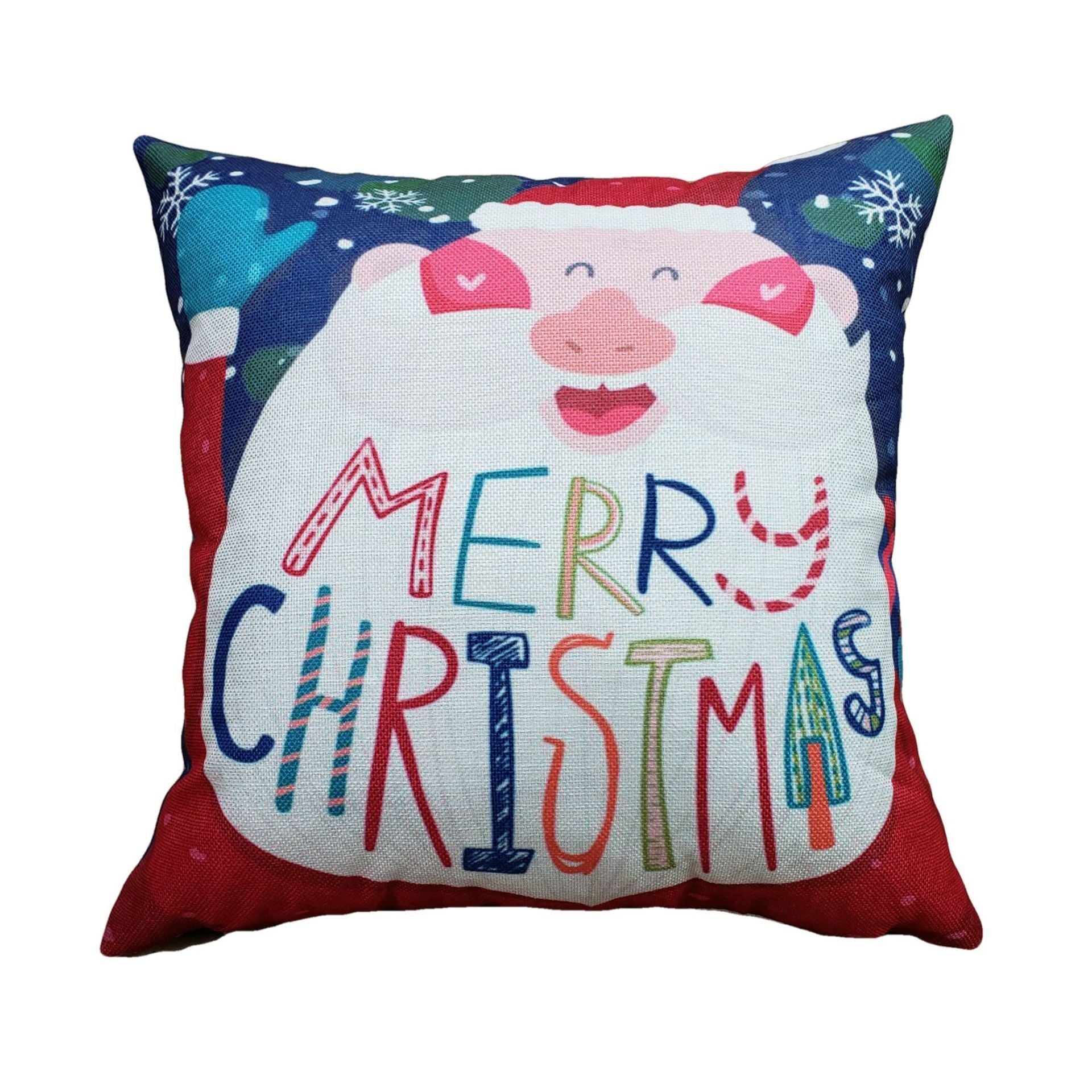 Selamat Liburan Sampul Bantal Natal