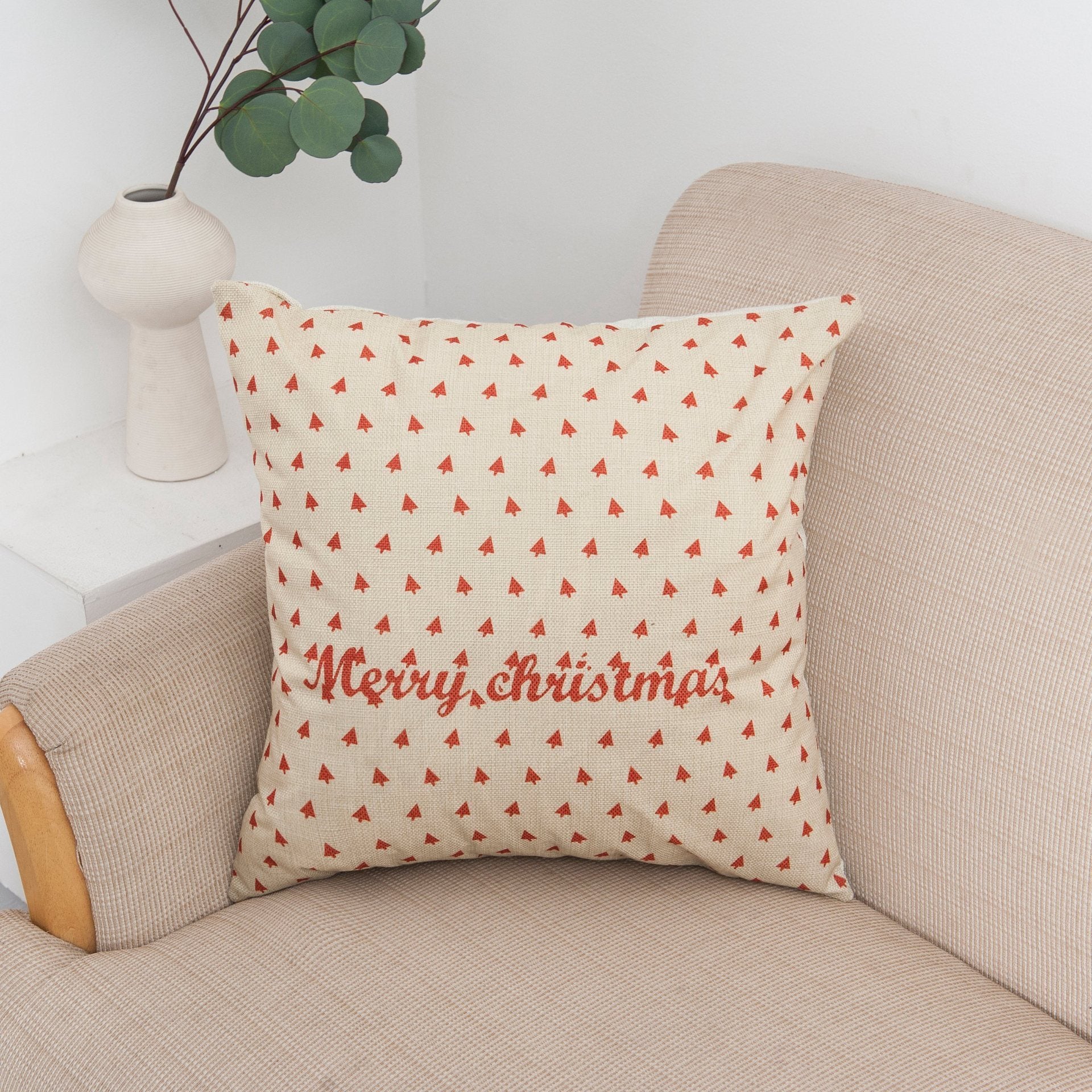 Selamat Liburan Sampul Bantal Natal