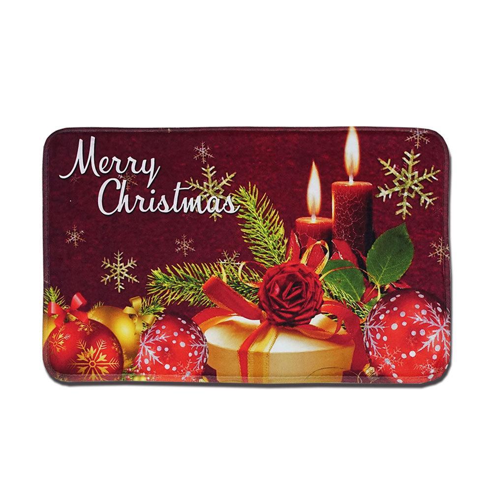 Holiday Cheer Christmas Greetings Door Mat