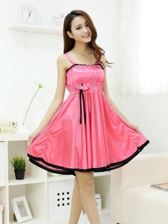 Pleated Mini Dress with Lace