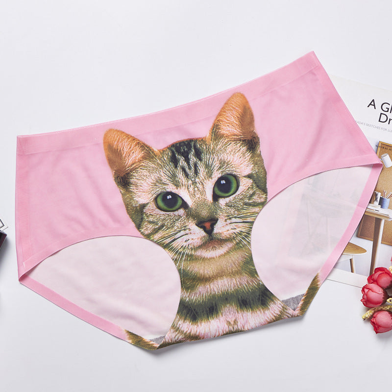 Kitty Connoisseur Novelty Panty-Pink-Theone Apparel