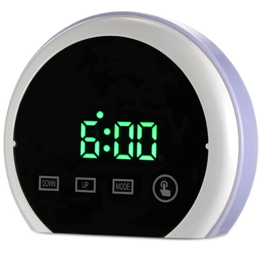 LED Mirror Clock With Alarm-Green-Theone Apparel