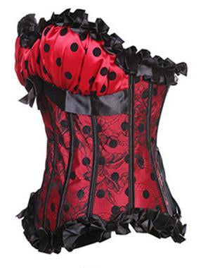 Lacy Dots Corset Top - Theone Apparel