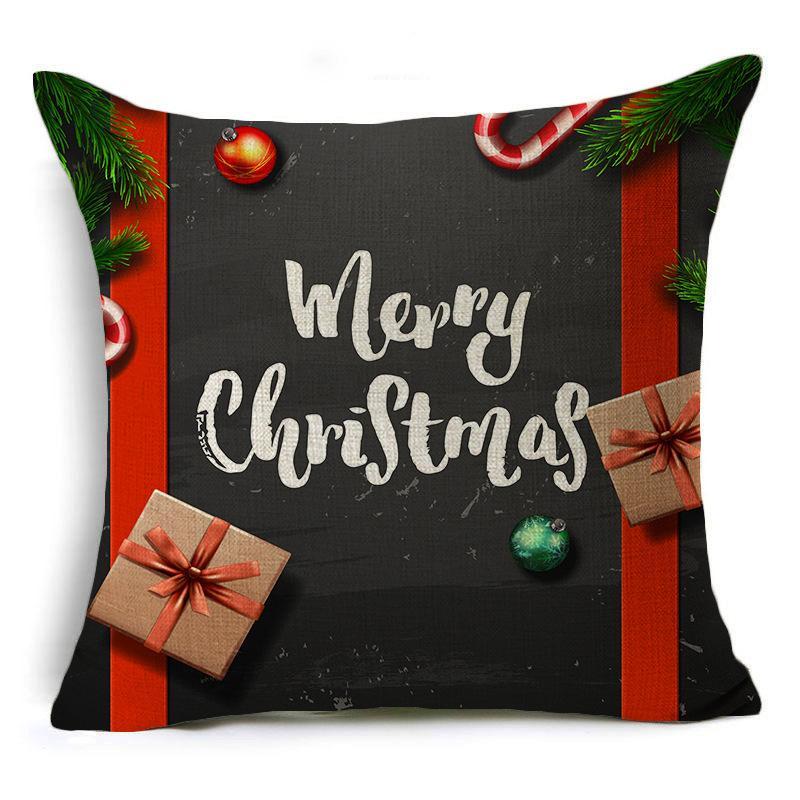 Fundas de almohada navideñas de Feliz Navidad