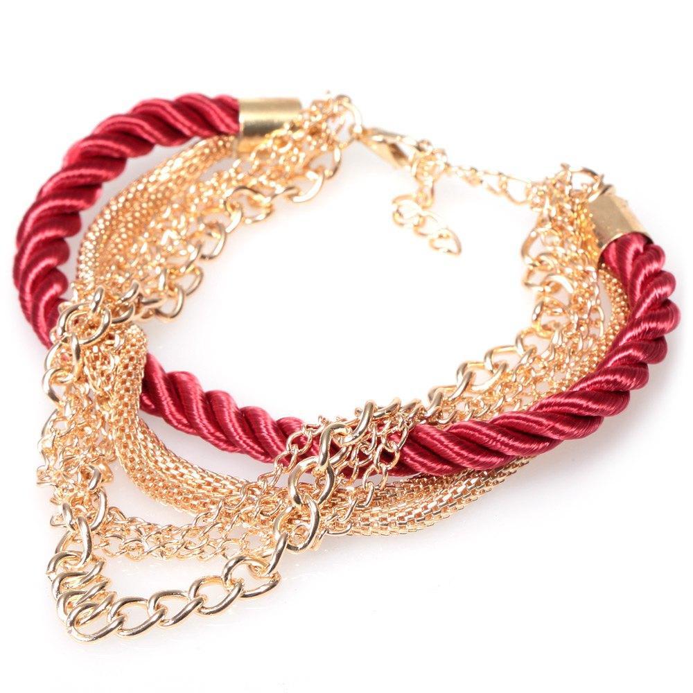 Multilayer Hand Woven Womens Bracelet