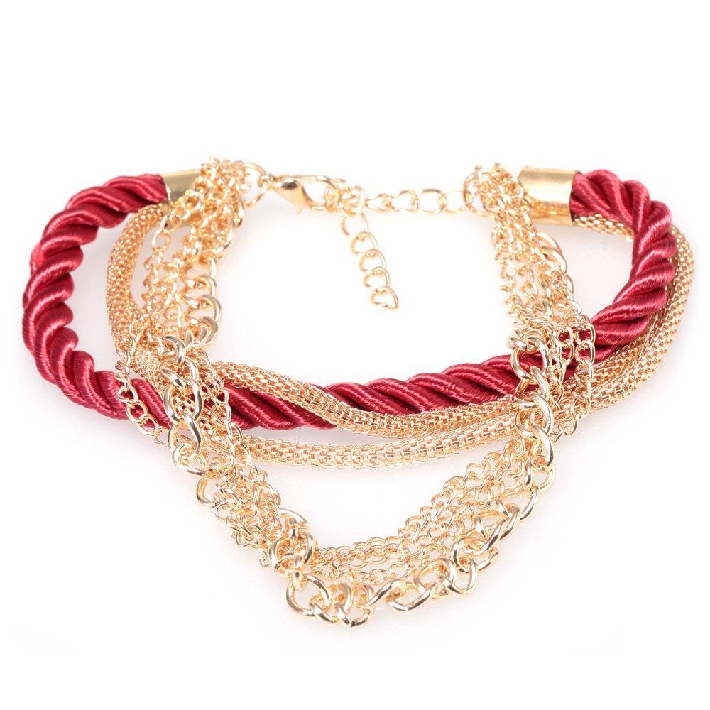 Multilayer Hand Woven Womens Bracelet