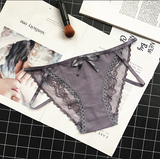 Lace Detailed Full Coverate panties with Ribbon Details