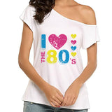 Ich liebe das Slouchy-T-Shirt der 80er