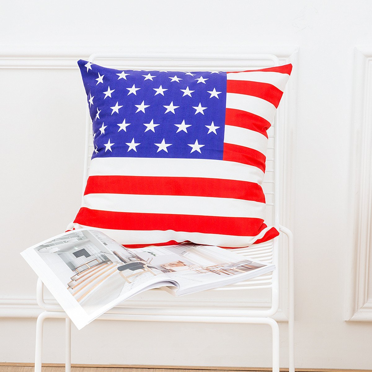 Patriotic Pride Printed Pillow Covers-601-0053-S1-Theone Apparel