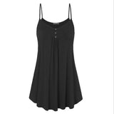 Pleated Loose Fit Camisole Tank