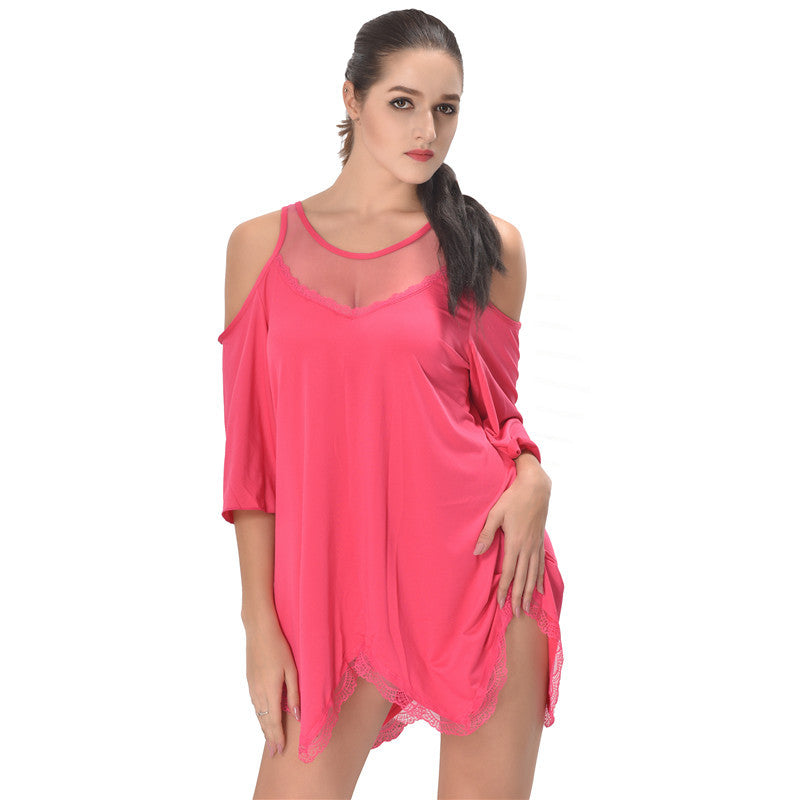 Plus Size Off-Shoulder Ruffle Dress-Theone Apparel