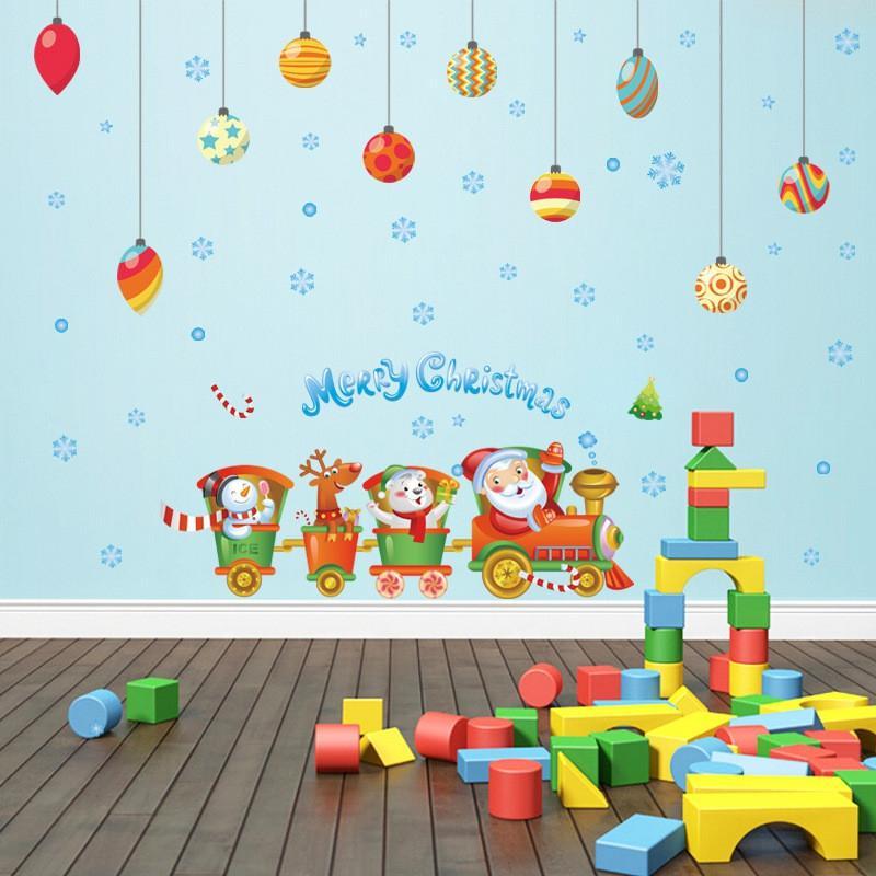 Santa Claus Train Wall Stickers