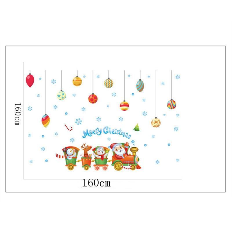 Santa Claus Train Wall Stickers