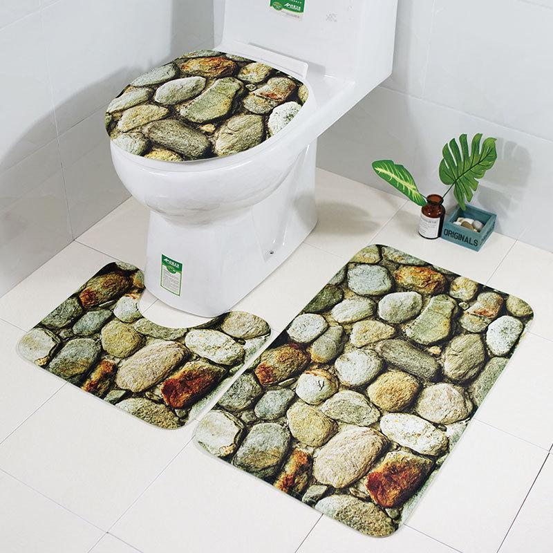 Nature Bathroom Rugセットのシーン