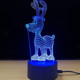 Shining Reindeer Christmas LED Lamp
