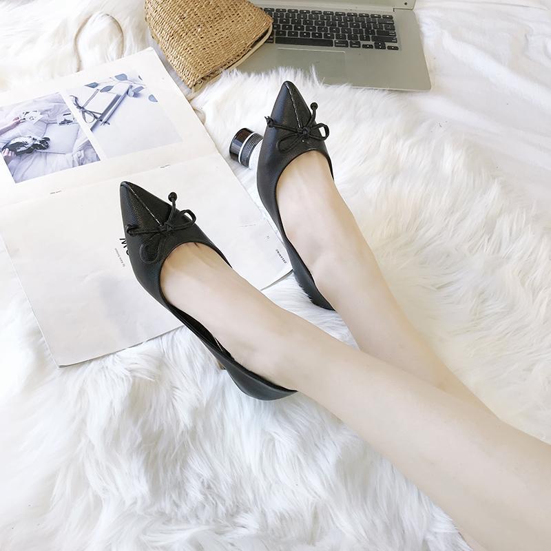 Simply Sweet Bowtie Kitten Heels