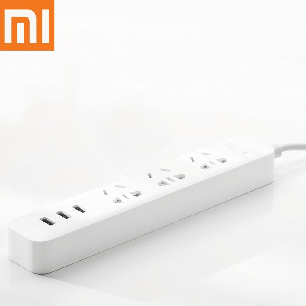 Smart Adaptation Power Strip with 3 Sockets-White-Theone Apparel