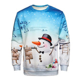 Snowman Crew Neck Lover Sweatshirt