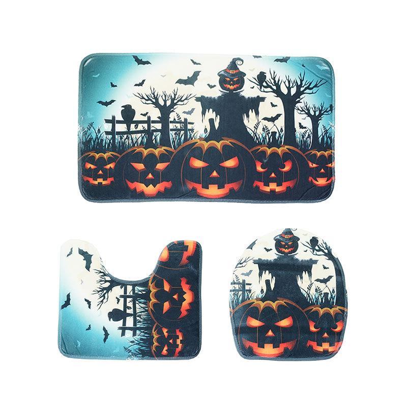 Spooky Halloween Dreams Bath Mat Set-621-0011-S6-Theone Apparel