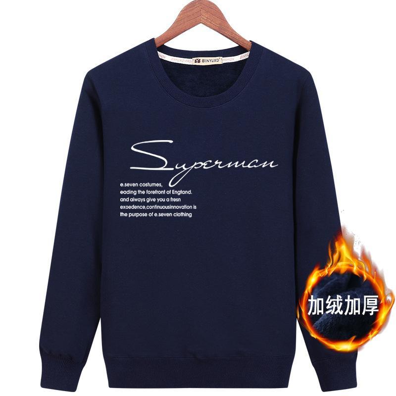 Superman Definition Pullover Sweater-Dark Blue-Theone Apparel