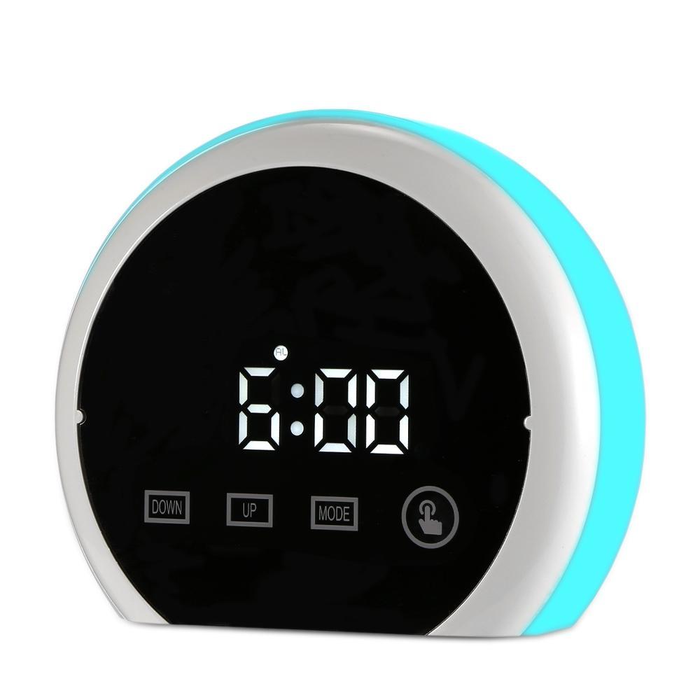 Horloge miroir LED avec alarme