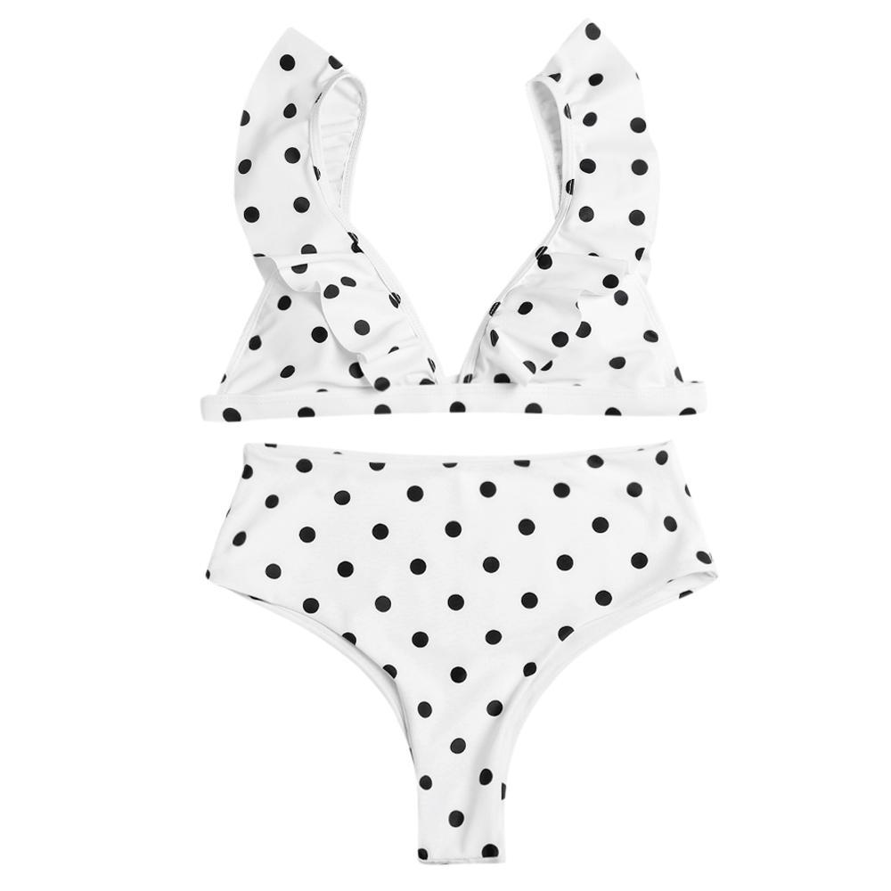 Polka Dot High Waist Bikini