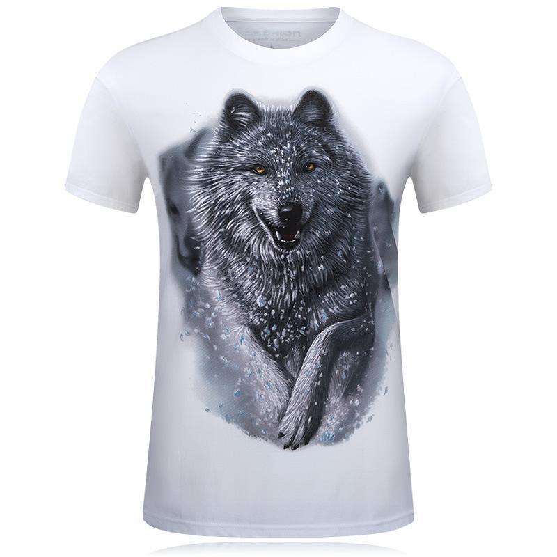 Camiseta estampada White Wolf Wonderland