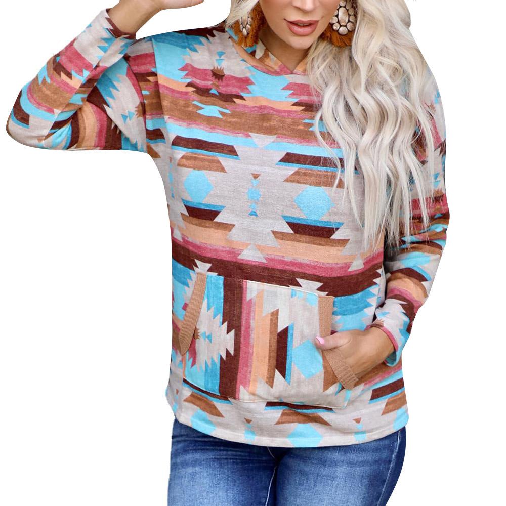 Bohemian Chic Southwestern Inspired Tribal Hoodie - THEONE APPAREL