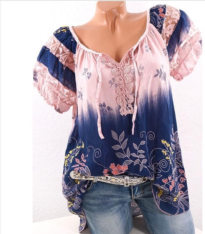 Bohemian Embroidery Casual Fit Top - THEONE APPAREL