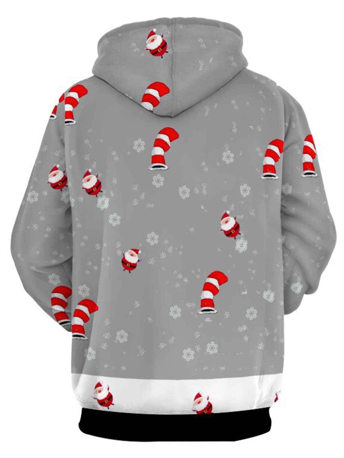 Candy Cane Santa Man Hoodie - THEONE APPAREL