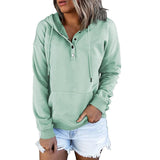 Casual Button Front Hoodie - THEONE APPAREL