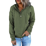 Casual Button Front Hoodie - THEONE APPAREL