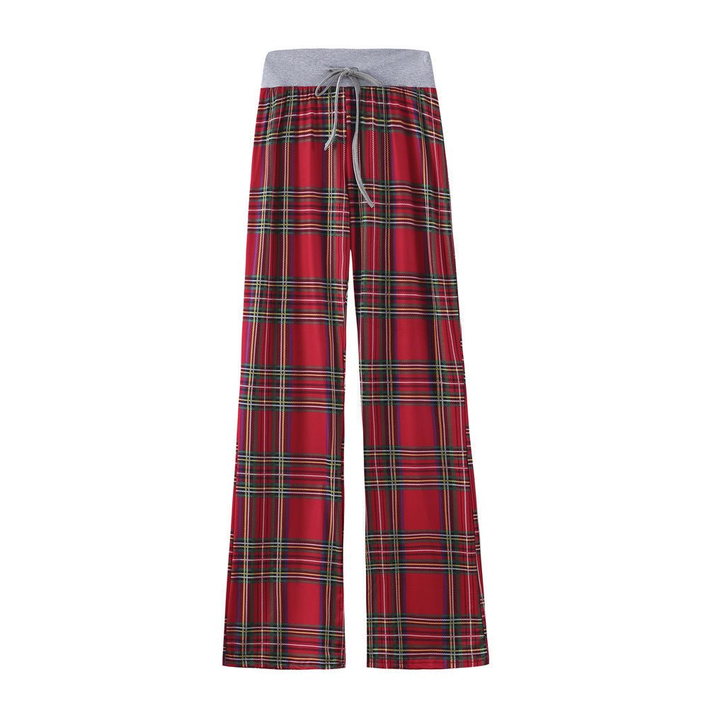 Casual Drawstring Elastic Lounge Pajama Pants - THEONE APPAREL